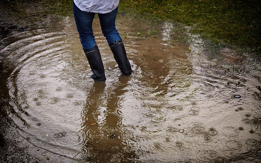 Woman with a Drainage Leak Needs to Call a Plumber